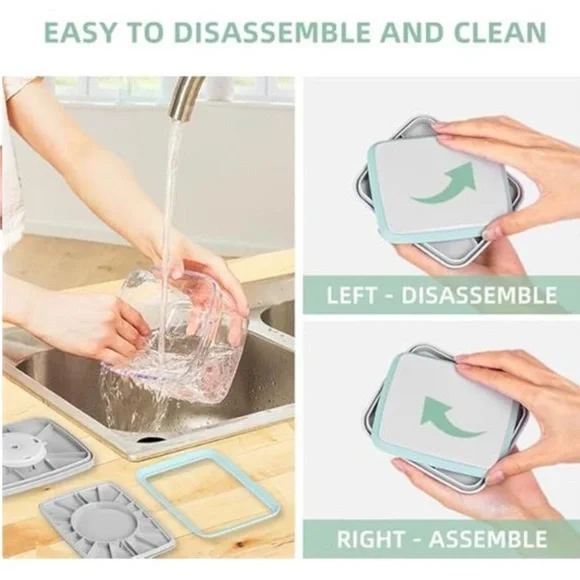 Ankou Airtight Food Storage Container Sets with Lids 6Pcs Pop Containers